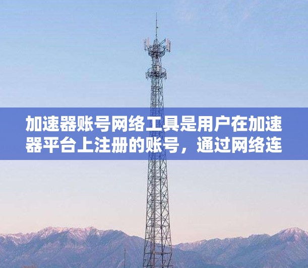 加速器账号网络工具是用户在加速器平台上注册的账号，通过网络连接到服务器或资源源，加速下载特定资源的功能。以下是对这些工具的详细解释