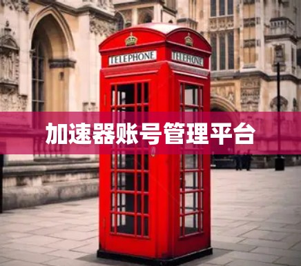 加速器账号管理平台