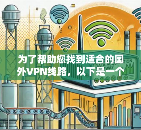 为了帮助您找到适合的国外VPN线路，以下是一个系统性的指南，涵盖了主要的VPN网站、使用方法、注意事项以及选择建议