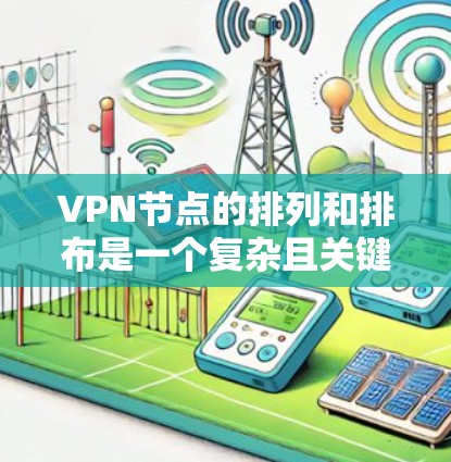 VPN节点的排列和排布是一个复杂且关键的步骤，涉及多个方面。以下是对这一问题的详细分析和建议