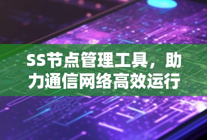 SS节点管理工具，助力通信网络高效运行