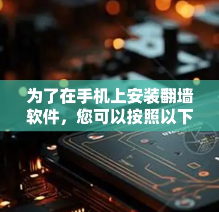为了在手机上安装翻墙软件，您可以按照以下步骤操作