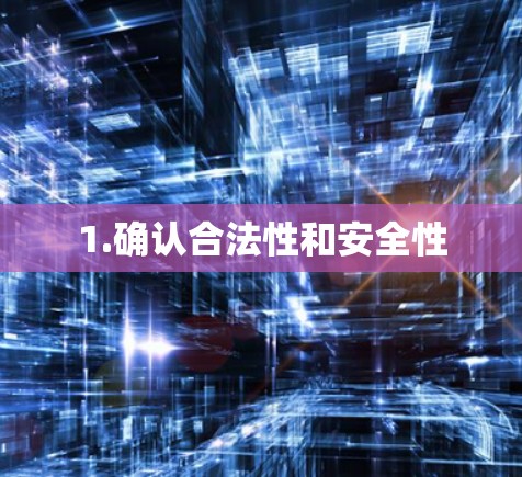 1.确认合法性和安全性 1.确认合法性和安全性